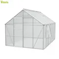 Produktbild: Vitavia Gewächshaus Meridian 1 9900 BxTxH 257x383x232cm 4mm HKP Alu eloxiert