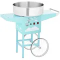Produktbild: Zuckerwattemaschine mit Wagen - 52 cm - 1200 W - türkis - Royal Catering RCZK-1200-BG