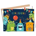 Produktbild: MeinBaby123® | Kindergeburtstag Einladungskarten (Monster V1)