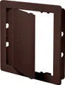 Produktbild: AWENTA 150 x 150 mm ABS-Inspektionsklappe für Lüftungssystem, Rauchrohre, Wasserzähler – Kunststoff-Inspektionstür – braune Revisionstür