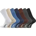 Produktbild: TippTexx 24 Komfortsocken 6 Paar Bambus Socken, DIE Geruchs-Killer, Bambussocken mit Komfortbund (Set, 6 Paar) handgekettelt, Spitze und Ferse verstärkt bunt 35-38