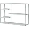 Produktbild: [en.casa] Standregal, Weiß, Metall, Rechteckig, 120x87.5x35 cm, Wohnzimmer, Regale, Bücherregale