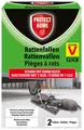 Produktbild: Protect Home Rattenfallen Click 2 Stück - Ratte Ratten bekämpfen Victor Falle
