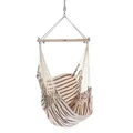 Produktbild: Chico Hängesessel Baumwolle weiß-braun / 1 Person  190 x 95 150 kg Baumwolle