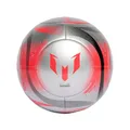 Produktbild: adidas Unisex Messi Club Ball, Silver Metallic/Lucid Red/Black, 4