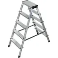 Produktbild: Krause - Doppelleiter Stehleiter Dopplo Trittleiter 2x3 - 2x8 Stufen Stufenleiter