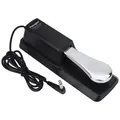 Produktbild: Dilwe Keyboard Sustain Pedal, Universal, Digital Klavier Fußpedal mit Rutschfester Unterseite, für wie Tyros usw. und Keyboards