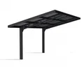 Produktbild: Palram-Canopia Carport Sydney 286x586cm Alu schwarz gewelltes Polycarbonat grau 