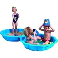 Produktbild: Paradiso Toys Sandkastenschale - Blau - 102 x 88 cm - Inklusive Deckel - Blau