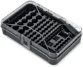 Produktbild: Batteriebox für 115 Batterien Aufbewahrungsbox Sortierbox Organizer Transparent
