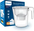 Produktbild: Philips Water Wasserfilterkanne +6 Geschmack+ Ersatzfilterkartuschen schneller