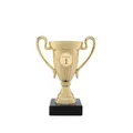 Produktbild: andSmile Pokal mit Gravur für Meine No.1 - Trophäe aus hochglänzendem Gold mit Marmorsockel - Pokal für die Freundin, Frau, Freund & Mann - Geschenk zum Valentinstag, Geburtstag, Jahrestag
