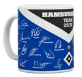 Produktbild: Hamburger SV HSV Tasse Becher Kaffeetasse Signature Unterschriften Autogramme ** Team 2025/2026 **