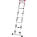 Produktbild: Hailo Teleskopleiter FLEXLINE silber 11 Sprossen, H: 322,0 cm
