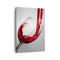 Produktbild: Bilder auf Leinwand Trinken glas wein Leinwandbild mit Rahmen 50x70cm Wandbilder Dekoration Wohnzimmer Schlafzimmer Küche Deko Groß Wanddeko Bild Wand Kunstdruck Art Wall Decor Canvas PA50x70-2258