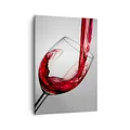 Produktbild: Wandbilder 50x70cm Leinwandbild Trinken glas wein Groß Bilder Art Wanddeko