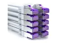 Produktbild: deleyCON deleyCON 10x 0,5m RJ45 Patchkabel SFTP Netzwerkkabel mit CAT7 LAN-Kabel
