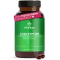 Produktbild: Vitabay Coenzym Q10 Ubiquinol 200 mg – 60 Kapseln – hochdosiert – aktive Form aus pflanzlicher Fermentation – 1 Monat Vorrat