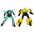 Produktbild: Transformers EarthSpark Cyber-Combiner Bumblebee und Mo Malto Action-Figuren