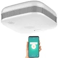 Produktbild: VisorTech Elesion Rauchmelder: Kompakter WLAN-Design-Rauchmelder mit weltweiter App, weiß (Mini Rauchmelder, Smart WLAN, Tablet Halterung)