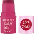 Produktbild: essence baby got blush 50 cherry cherry baby – Cremiger Rouge-Stick – Einfach aufzutragen & zu verblenden – Vegane Kosmetik – 5,5 g