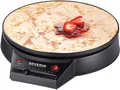 Produktbild: SEVERIN CM 2198 Crêpes Maker Holz-Teigspatel Crêpeswender 1000 Watt schwarz