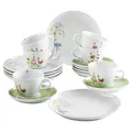 Produktbild: KAHLA 390453A69358C Five Senses Wildblume Kaffeeservice 18tlg. | Kaffeeservice mit Blumenmotiv für 6 Personen aus Porzellan