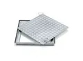 Produktbild: ZARGES Schachtabdeckung Stahl verzinkt 1000 x 1000 mm Außenmaß 1.160 x 1.160 mm (47054)