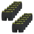 Produktbild: HEAD Herren Basic Boxer Cotton Stretch 12er Pack, Wäschegröße:S, Artikel:-009 Phantom/Lime Punch