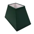 Produktbild: B&S Lampenschirm rechteckig Samtoptik | Grün | Trapez | H 18 X L30X B20