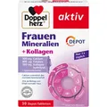 Produktbild: Doppelherz aktiv Frauen Mineralien + Kollagen Depot 30 St