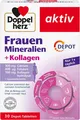 Produktbild: Doppelherz Frauen Mineralien + Kollagen 30 Depot Tabletten Gesundheit Beauty
