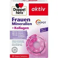 Produktbild: Doppelherz Frauen Mineralien + Kollagen 30 Depot Tabletten Gesundheit Beauty