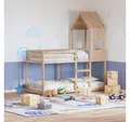 Produktbild: vidaXL Bett, Dach für Kinderbett 55x99x139,5 cm Massivholz Kiefer