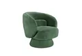 Produktbild: riess-ambiente Drehsessel BOSSA NOVA moosgrün (Einzelartikel, 1-St), Wohnzimmer · Bouclé · 360° drehbar · Scandinavian Design