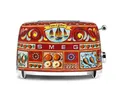 Produktbild: Smeg Toaster Toaster 2-Schlitz-2-Scheiben-Toaster Kompakt SMEG + Dolce u. Gabbana