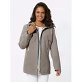 Produktbild: Langjacke CASUAL LOOKS, Damen, Gr. 38, grau (taupe), 100% Polyester, unifarben, Jacken Langjacke