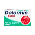 Produktbild: Dolormin Extra 400 mg Ibuprofen 10 St