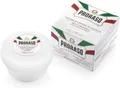 Produktbild: Proraso Shaving Soap inklusive Seifenschale, 150 ml, hautschonende Rasierseife für Herren mit Grünem Tee & Hafer, Rasiercreme für sensible Haut, Made in Italy, Weiss