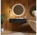 Produktbild: HOME DELUXE LED-Lichtspiegel Rund SILA - Ø60~100cm, Dimmbar & Antibeschlagsystem, LED Wandspiegel ohne Rahmen