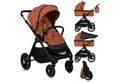 Produktbild: lionelo Kombi-Kinderwagen LAYLA 2IN1, (Set), 3D-Panoramabelüftung/ XXL-Sitz/ komfortable Federung