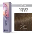 Produktbild: Wella Illumina Color Haarfarbe 7/31 Mittelblond Gold Asch
