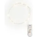 Produktbild: VBS Micro-LED-Lichterkette, mit Timer, 10 LEDs - Transparent