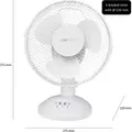 Produktbild: Clatronic Tischventilator Vl 3601 ,weiß