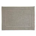 Produktbild: kela Badematte 50 x 70 x 2 cm LADESSA, Badezimmerteppich grau, waschbar, 100% Baumwolle, flauschiger Badvorleger silbergrau