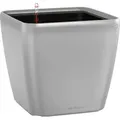 Produktbild: Lechuza® Pflanzgefäß Quadro Premium LS 22 cm x 22 cm x 21 cm Silber metallic
