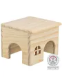 Produktbild: Trixie Naturholzhaus ohne Nägel für Kleintiere Mäuse Hamster 15x12x15cm TX61261