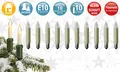 Produktbild: Ersatzbirne Lichterkette Weihnachten Schaftkerze 10er Set 23 V 3 W E10 Sockel