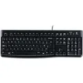 Produktbild: Logitech K120 Business Tastatur, kabelgebunden, USB, schwarz mit Spritzwasserschutz und nahezu geräuschlosem Anschlag, DE-Layout