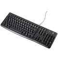 Produktbild: LOGITECH Tastatur K120 USB Kabel PC Schwarz Deutsch QWERTZ Computer Keyboard